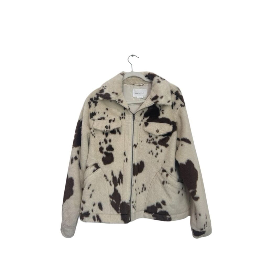 NWT Lovers and Friends Nash Jacket in Cow Print calf hair - Picture 8 of 10
